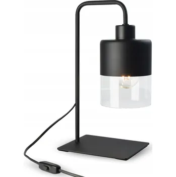 Lampička Noční Lampa Dekorativní stolní Dual Glass 568-L1 LED E27 Black Edition
