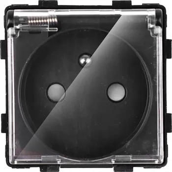 Elektrická zásuvka Černá Elektrická Zásuvka do zdi BSEED