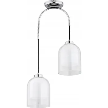 Moderní závěsné svítidlo stříbrné chrom Alfa Pendo 2 x E27