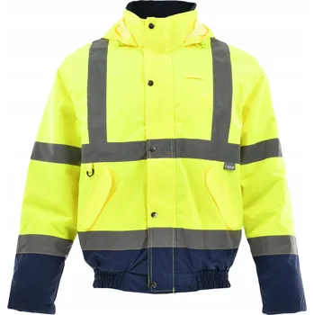pracovní bunda Zimní pracovní bunda pánská reflexní zateplená DROGOWIEC WINTER Žlutá L