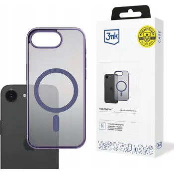 Pouzdro na mobilní telefon 3mk Frosty MagCase kryt Apple iPhone 16e fialová