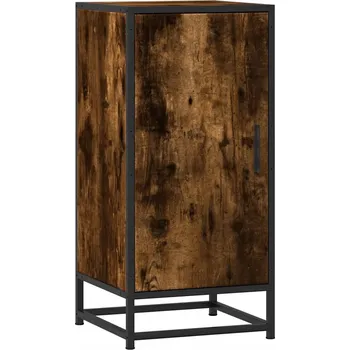 Komoda Skříňka z kouřového dubu, 35,5 x 35 x 76 cm, kovový rám