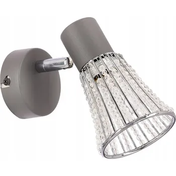 Nástěnné svítidlo Nástěnné svítidlo Candellux CURTIS šedé moderní provedení křišťály