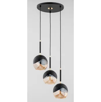 Závěsné svítidlo Alfa Sosnowscy 15 W patice E27 černé