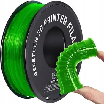 3D tisk FILAMENT GEEETECH TPU ZELENÝ PRŮHLEDNÝ 1,75mm 1KG