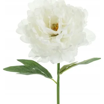 umělá květina Umělý Květ PIVOŇKA Bílá Svatba Svatební Hostina Svaté Přijímání Dekorace Dekorace 35 cm