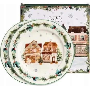 Talíř Dezertní talíř Duo Christmas City 19,2 cm