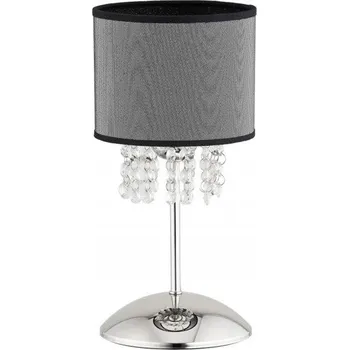 Lampička Stolní lampa LILIANA chrom/šedá