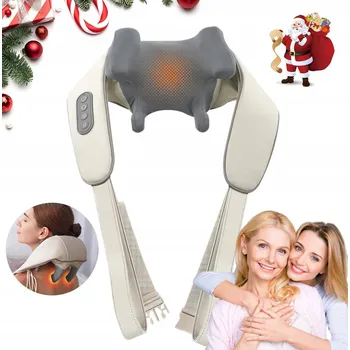 Masážní přístroj 10W Masážní Přístroj na krk, Masážní Přístroj na záda pro hluboké zmírnění bolesti