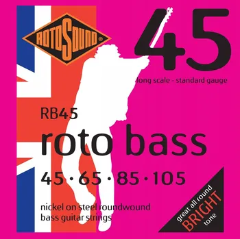 Hudební nástroj Struny pro baskytaru Rotosound RB45