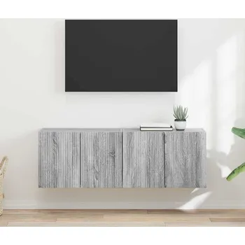 Obývací stěna vidaXL TV wall cabinet Nástěnný 2 pcs Šedá Sonoma 59,5 x 31 x 40 cm [892342]