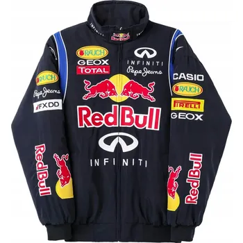 Pánský bomber Red Bull Racing pánská bunda bomber bez kapuce bunda Red Bull, velikost XL