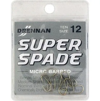 Rybářský háček Drennan SUPER SPADE 12 zemních Háčky 10 ks