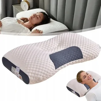 Polštář ORTOPEDICKÝ POLŠTÁŘ PRO SPANÍ NA BOKU, PROFILOVANÝ, Z PAMĚŤOVÉ PĚNY PRO NÁROČNÉ