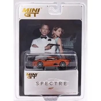 autíčko Jaguar C-X75 James Bond 007 "Spectre" Dutch Packaging 1:64 - MiniGT Jaguar C-X75 - kovový model