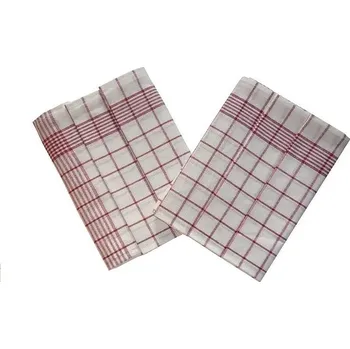 Utěrka Svitap JHJ Ručník Negativ Bavlna Egyptská 50x70 cm bílá/bordó 50x70 cm 3 ks