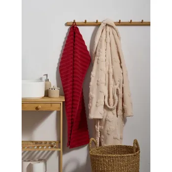 Ručník Sinsay - Žakárový ručník - červená - 021IC-29X - 021IC-29X-ONE
