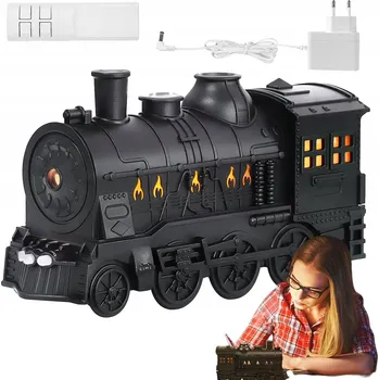 Zvlhčovač vzduchu 300 ML RETRO VLAK DIFUZÉR ESENCIÁLNÍCH OLEJŮ, ZVLHČOVAČ VZDUCHU