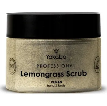 Tělový peeling Tělový peeling Lemongrass Professional Scrub Vegan na ruce a tělo 200g Yokaba