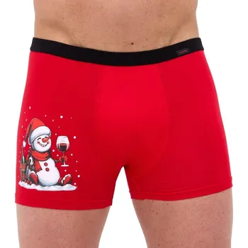 Boxerky Pánské boxerky 007/51 Toast2 - CORNETTE červená M