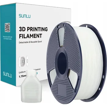 Filament PLA filament Sunlu 1,75 mm 800 g bezbarvý