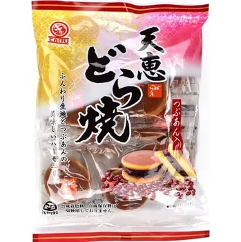 Cukrovinka Japonské mini dortíčky Dorayaki s pastou anko, 160g