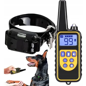 Obojek pro psa ELEKTRONICKÝ OBOJEK PRO PSA PRO VÝCVIK LED ELEKTRONICKÝ OBOJEK + DÁLKOVÉ OVLÁDÁNÍ