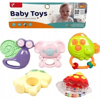 SADA CHRASTÍTEK SENZORICKÉ BAREVNÉ CHRASTÍTKA 5 KS