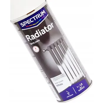 barva na zeď Barva barva Spectrum na kov, tepelně odolná, sprej bílý lesk 0,40 l