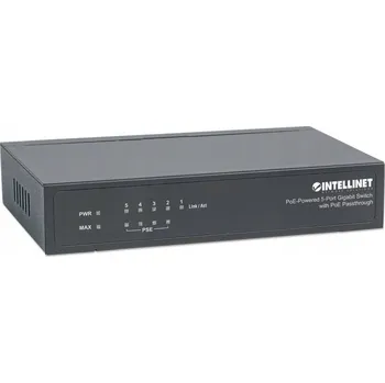 Switch Switch Intellinet 561082 5x Gigabit PoE 68 W