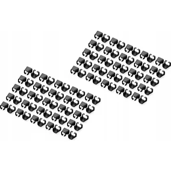 Síťový kabel Klips pro konektor RJ45, 100 ks, černý Digitus A-CC-BL