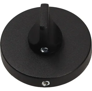 Dveřní kování Štítek dveřní Gamet Organic spodní WC černá matná