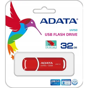 USB flash disk Flash disk ADATA 32GB DashDrive UV150 32 GB USB 3.0 červený