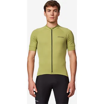 cyklistický dres VAN RYSEL Pánský dres na silniční cyklistiku s krátkým rukávem Discover M