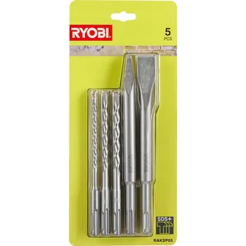 Vrták Sada vrtáků Ryobi RAKSP05 SDS+ 5 kusů
