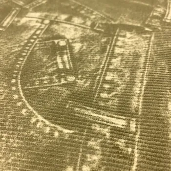 Vzorek - Manšestr s džínama z Tiby, bavlna, béžová