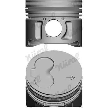 Píst motoru Nural 87-990100-40 Píst