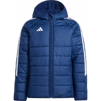 Chlapecká bunda Dětská zimní bunda s kapucí Adidas Tiro 24 Winter modrá