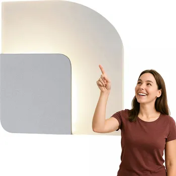 Nástěnné svítidlo Nástěnné svítidlo Italux bílé s integrovaným LED zdrojem 3,6 W