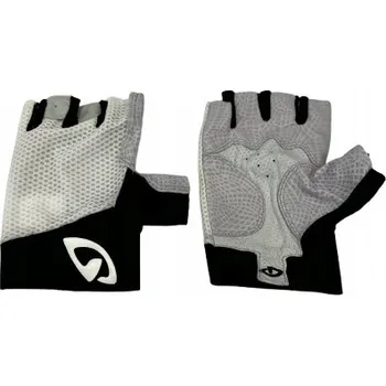 Cyklistické rukavice Pánské cyklistické rukavice GIRO Zero II vel XXL White/Black, krátké