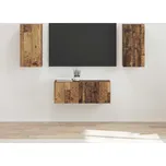 vidaXL Sestava TV skříněk Nástěnný 6 pcs Staré dřevo kompozitní dřevo [3409067]