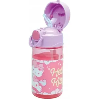 Láhev Hello Kitty lahev na pití s brčkem bez BPA