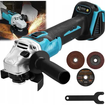 úhlová bruska 125mm Bezuhlíková úhlová bruska Leštička Řezačka 3x kotouč
