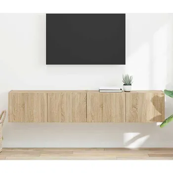 Obývací stěna vidaXL TV wall cabinet 2 pcs Sonoma 60 x 31 x 29.5 cm kompozitní dřevo [892214]