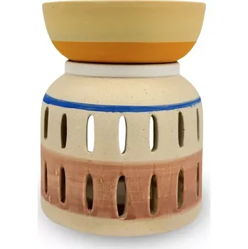 Aroma lampa Zen’Arôme Keramická ručně malovaná aromalampa Vaso 12 cm