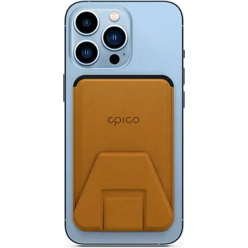 MagSafe peněženka Epico magnetické pouzdro na doklady s podporou uchycení MagSafe - hnědé