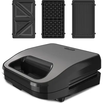 Toustovač Sendvičovač Black&Decker BXSA754E černý 750 W