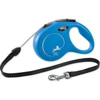 Vodítko pro psa Vodítko Flexi Classic New lanko S modré 8m-KS