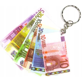 PŘÍVĚSEK NA KLÍČE PENÍZE EURO SADA