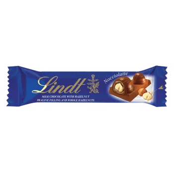 Bonbon Lindt Lindor Noccionoir mléčná čokoládová tyčinka 35 g